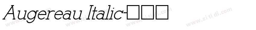 Augereau Italic字体转换